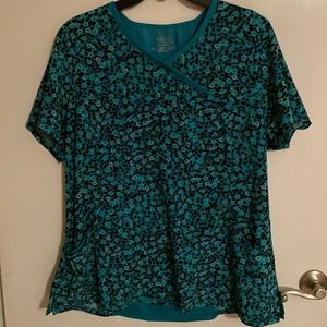 Cherokee Infinity Scrub Top XL